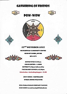 Flyer – Gathering of Friends Powwow 2022