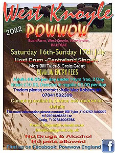 Flyer – West Knoyle Powwow 2022