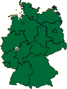 Karte mit Punkt bei Burbach