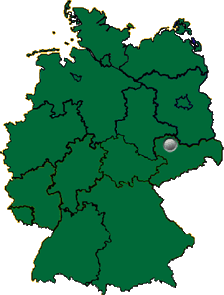 Karte mit Punkt bei Grimma