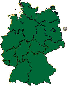 Karte mit Punkt bei Miedzychód